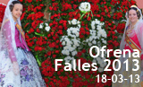 Ofrena de Flors. Falles 2013