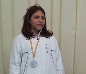 Sara Soler, plata al campionat d'Espanya de karate wado ryu