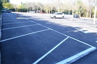Obres finalitzades asfaltat aparcament poliesportiu