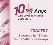 Concert de 10 anys de la Unió Coral de Picanya