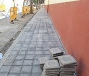 Renovació de voreres al carrer Guillem de Castro