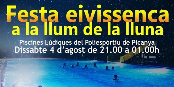 Este dissabte a la nit festa eivissenca a les piscines lúdiques del Poliesportiu
