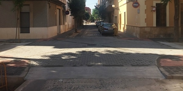 Completades les obres dels carrers Verge del Carme i Vicent Serrador