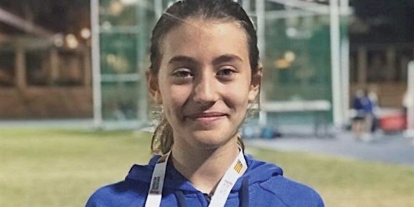 Emma Jiménez és  campeona provincial d'atletisme
