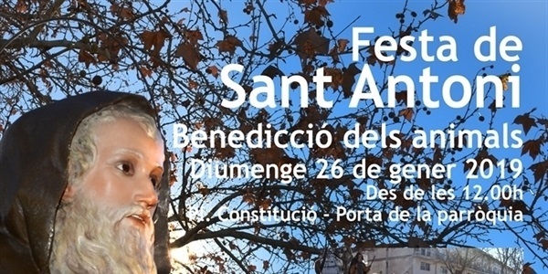 La festivitat de Sant Antoni s'ajornà fins al proper diumenge 26