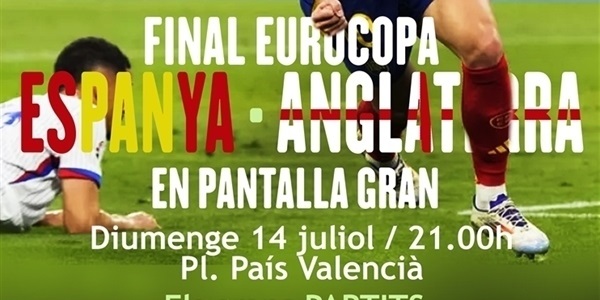 Final de l'Eurocopa en pantalla gran