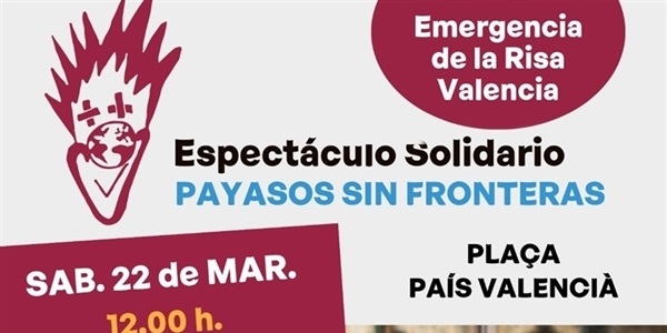 Actuació solidària de pallasos sense fronteres