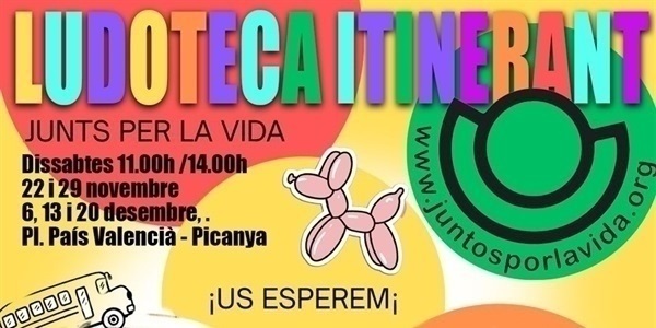 Ludoteca itinerant per a xiquetes i xiquets