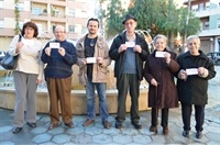 Premiats amb 6 premis de 100 euros. Festa Xicotet Comerç Nadals 2012